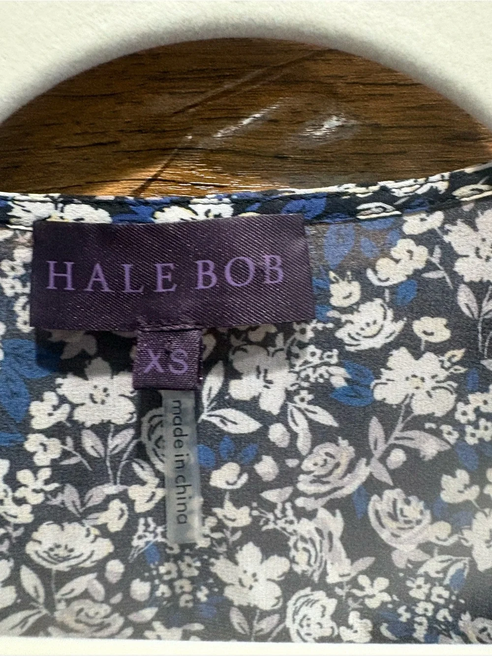 Hale Bob Floral V-Neck Bell Sleeve Blouse - Picture 3 of 9